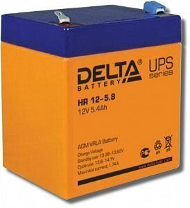 Delta HR 12-5.8, аккумулятор 12 В, 5.8 Ач