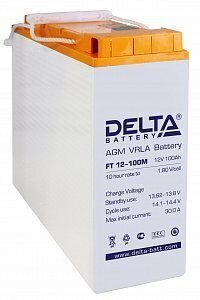 Delta FT 12-100 M, аккумулятор 12 В, 100 Ач