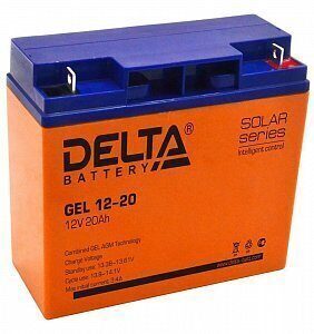 Delta GEL 12-20, аккумулятор 12 В, 20 Ач