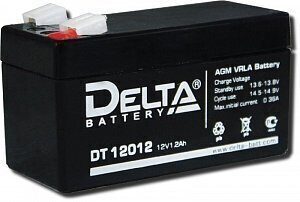 Delta DT 12012, аккумулятор 12 В, 1.2 Ач