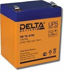 Delta HR 12-21 W, аккумулятор 12 В, 21 Ач