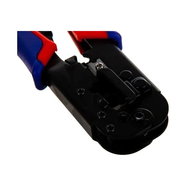 Пресс-клещи для штекеров RJ, 2 гнезда, RJ 11/12 (6-pin), RJ 45 (8-pin), 190 мм